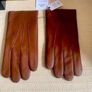 NWT✨ COACH Basic Leather Gloves
